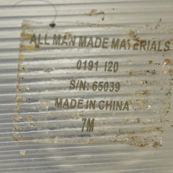 Tory burch clear with white jelly sandals size 7 - Picture 5 of 5